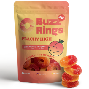 PEACHY HIGH 10/pk (500mg THC)