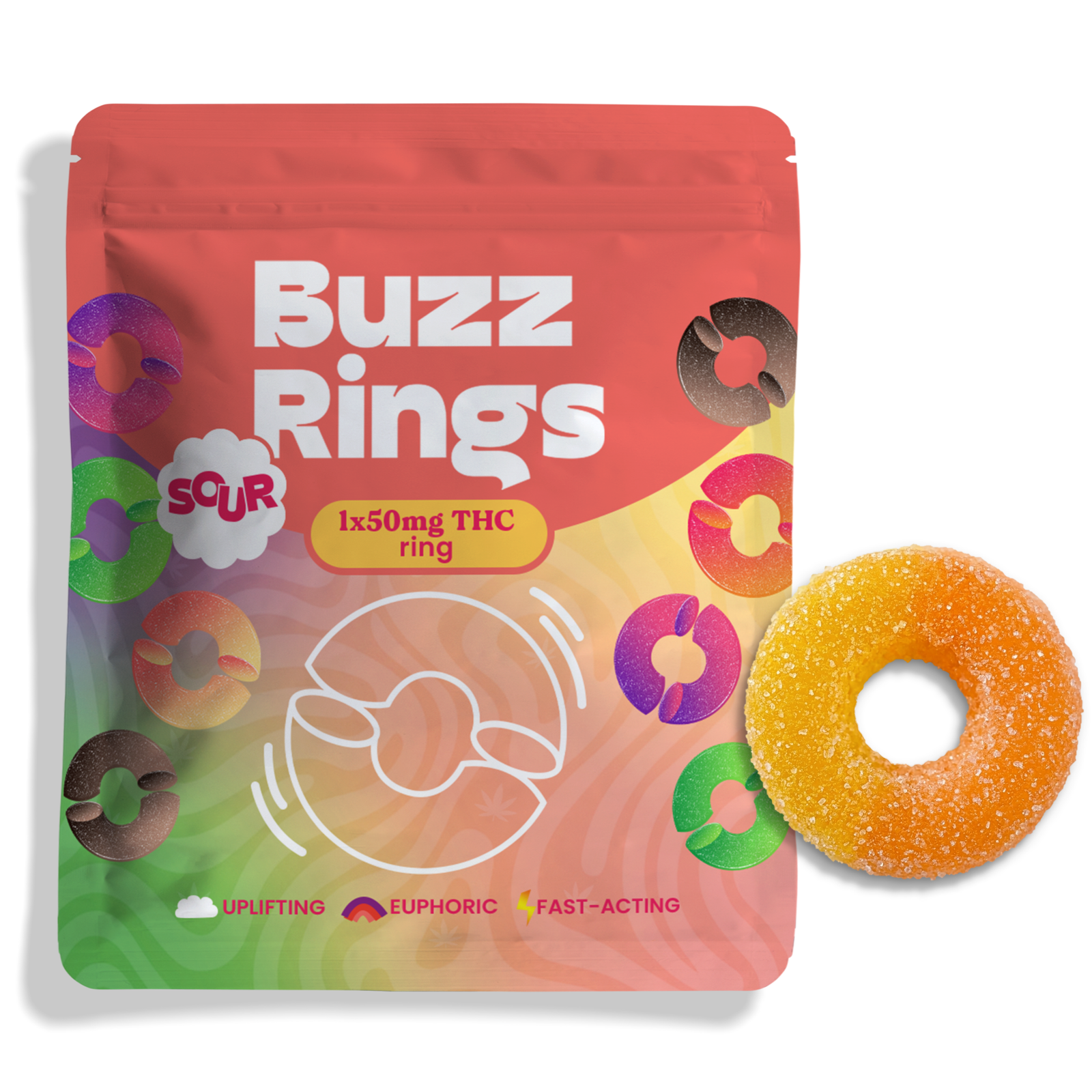 1x1 BuzzRings Sampler Tropic Mockup